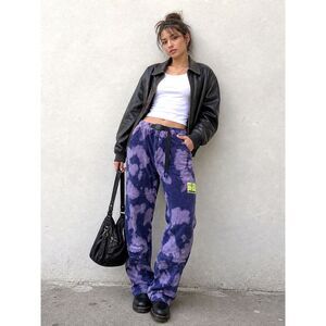 GRAMICCI x Braindead Purple Tie Dye Corduroy Pants Trousers  Women's Size XS